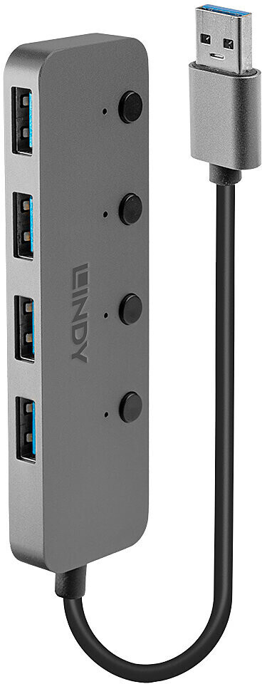 Lindy 4 Port USB 3.0 Hub (43309)