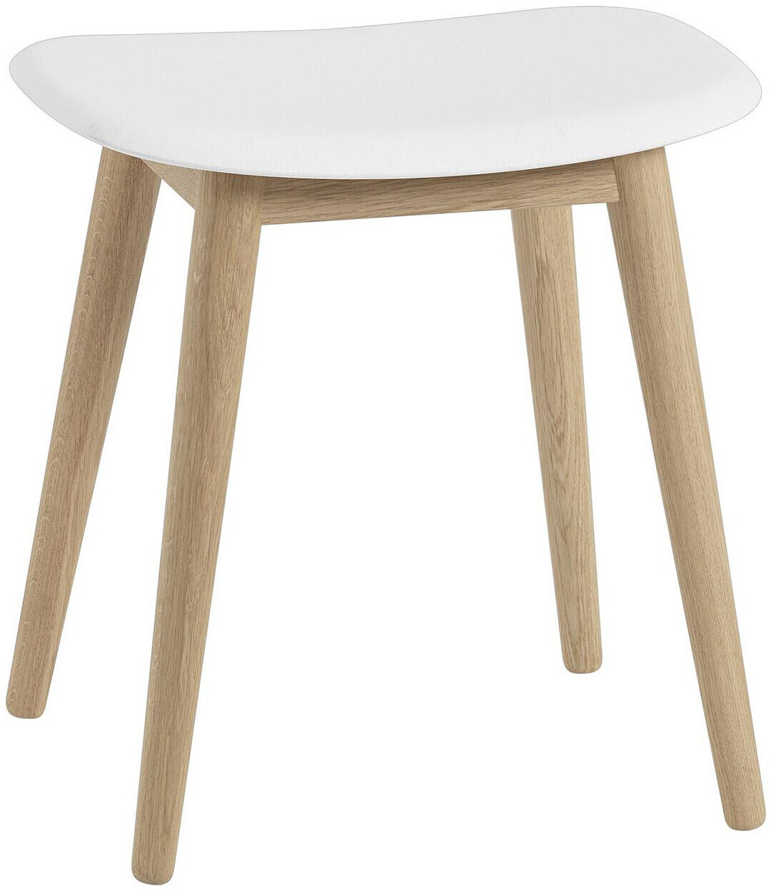 Muuto Tabouret Fiber blanc