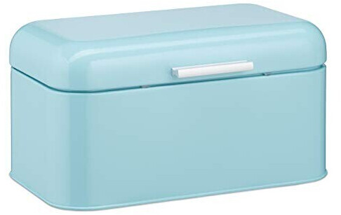 Relaxdays Retro Bredbox 16 x 30 x 18,5 cm light blue (10030870_54)