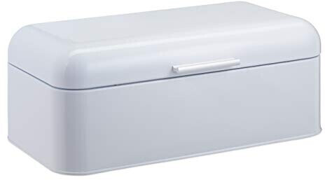 Relaxdays Retro Bread Bin 17 x 42,5 x 23 cm white (10030871_49)