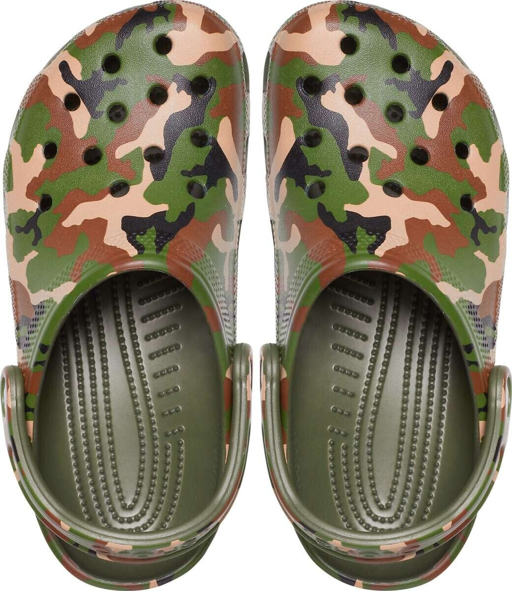 Crocs Classic Printed Camo Clog 206454 army green multi ab 39 95 Preisvergleich bei idealo