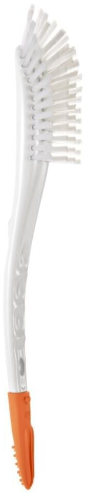 nip Bottle brush 2 in 1 white / orange