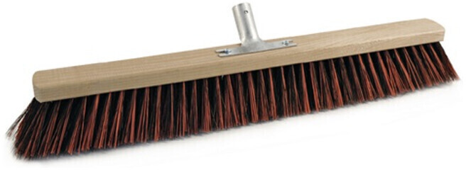 Sorex Broom Südharzer Bauernbesen Arenga / Elaston-Mix metal handle holder, flat wood, L.600mm