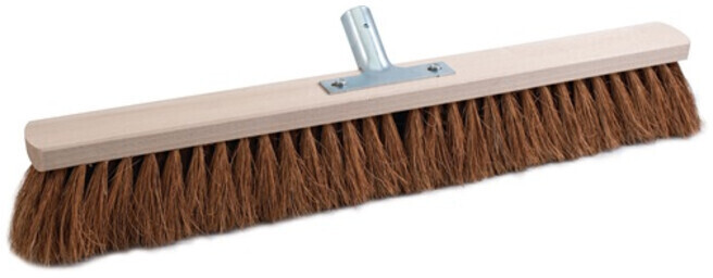 Sorex Broom coconut L.600mm with metal handle holder flat wood