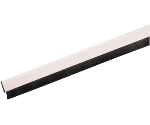 Buri Türbodendichtung 100cm Bürstendichtung Gummidichtung Türdichtung  Zugluftstopper, Modell:75031-Bürste weiß ab 5,49 €