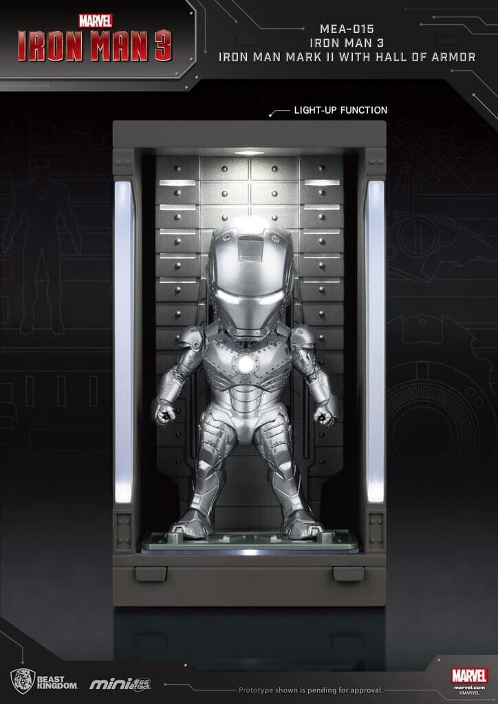 Beast Kingdom Toys Hall of Armor Iron Man Mark II 8 cm (BKDMEA-01506227)