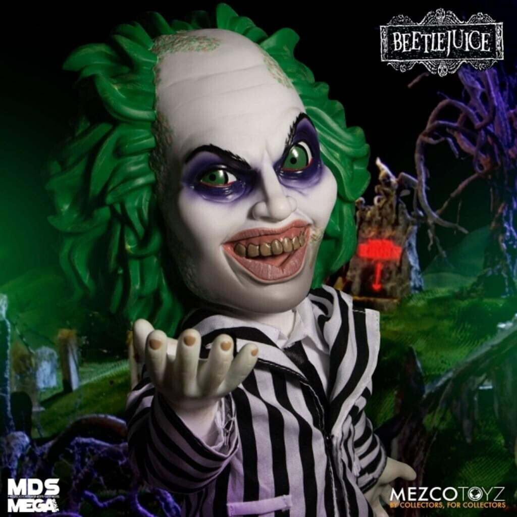 Mezco Toyz Beetlejuice MDS Mega Scale Sprechende Beetlejuice 38 cm