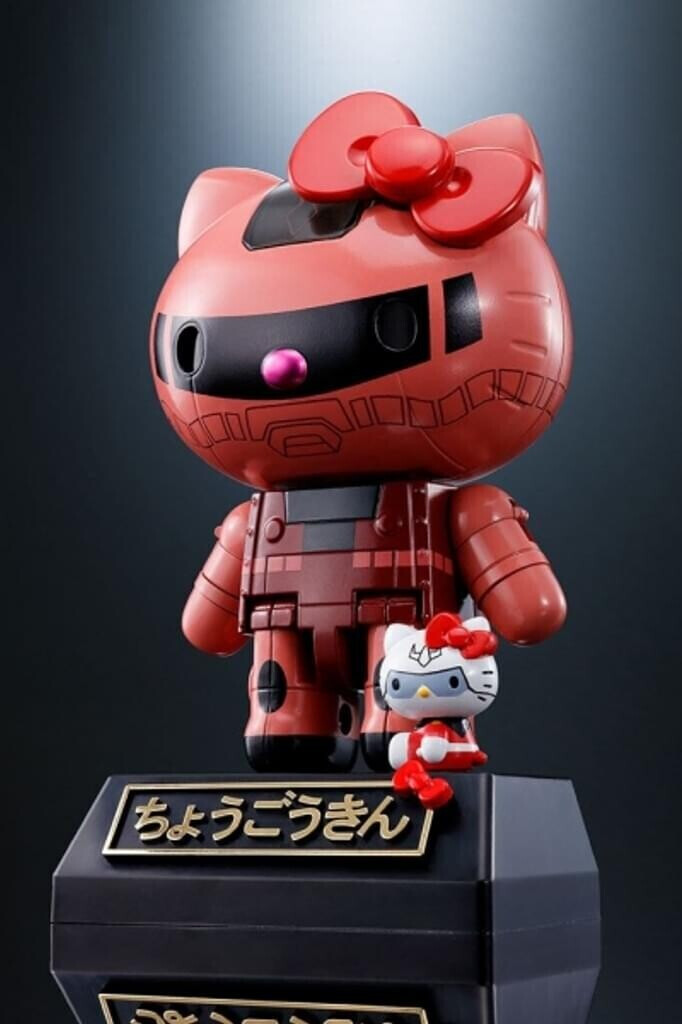 Bandai Chogokin Diecast Hello Kitty Char's Zaku II Ver. 11 cm
