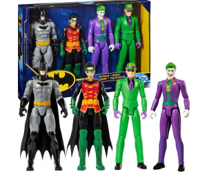 Batman - Set 4 Statuette Da 30 Cm: Batman, Robin, Copperhead E Talon, Con Mantelli In Tessuto