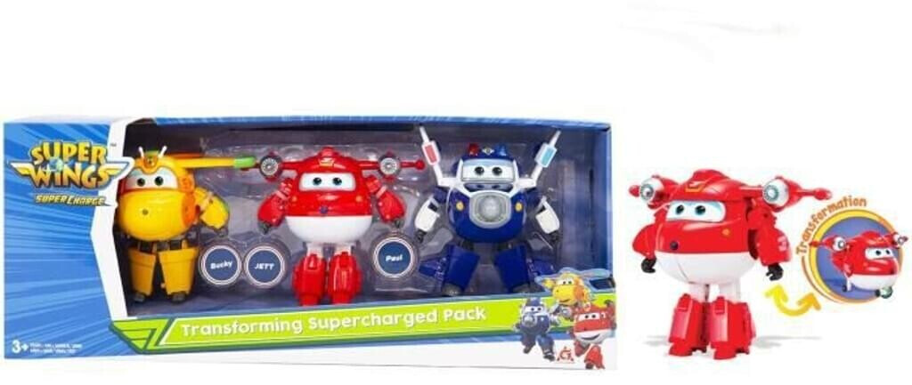 Audley Super Wings Super Charge Transform-A-Bot 3-Pack