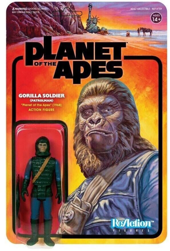 super7 Planet der Affen Gorilla Soldier (Patrolman) 10 cm (SUP7-03438)