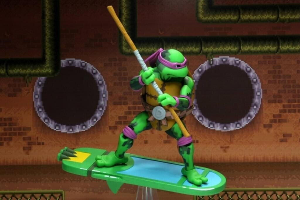 NECA Teenage Mutant Ninja Turtles: Turtles in Time Serie 1 Donatello 18 cm