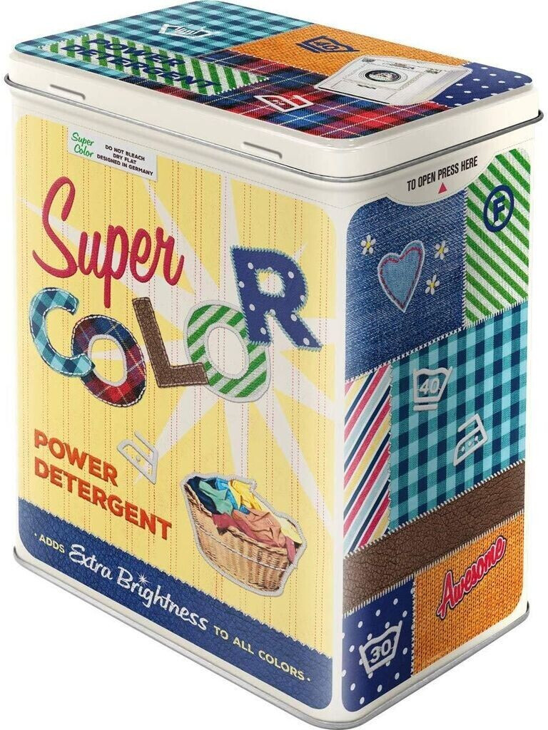 Nostalgic Art Storage Tin L Super Colour
