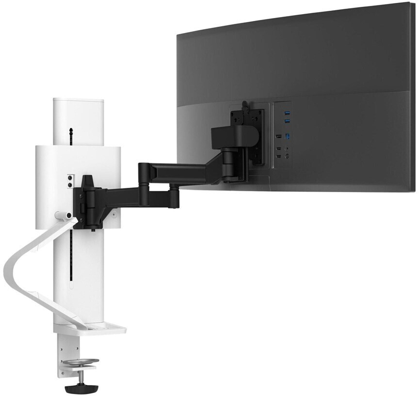 Ergotron TRACE Desk Monitor Mount white