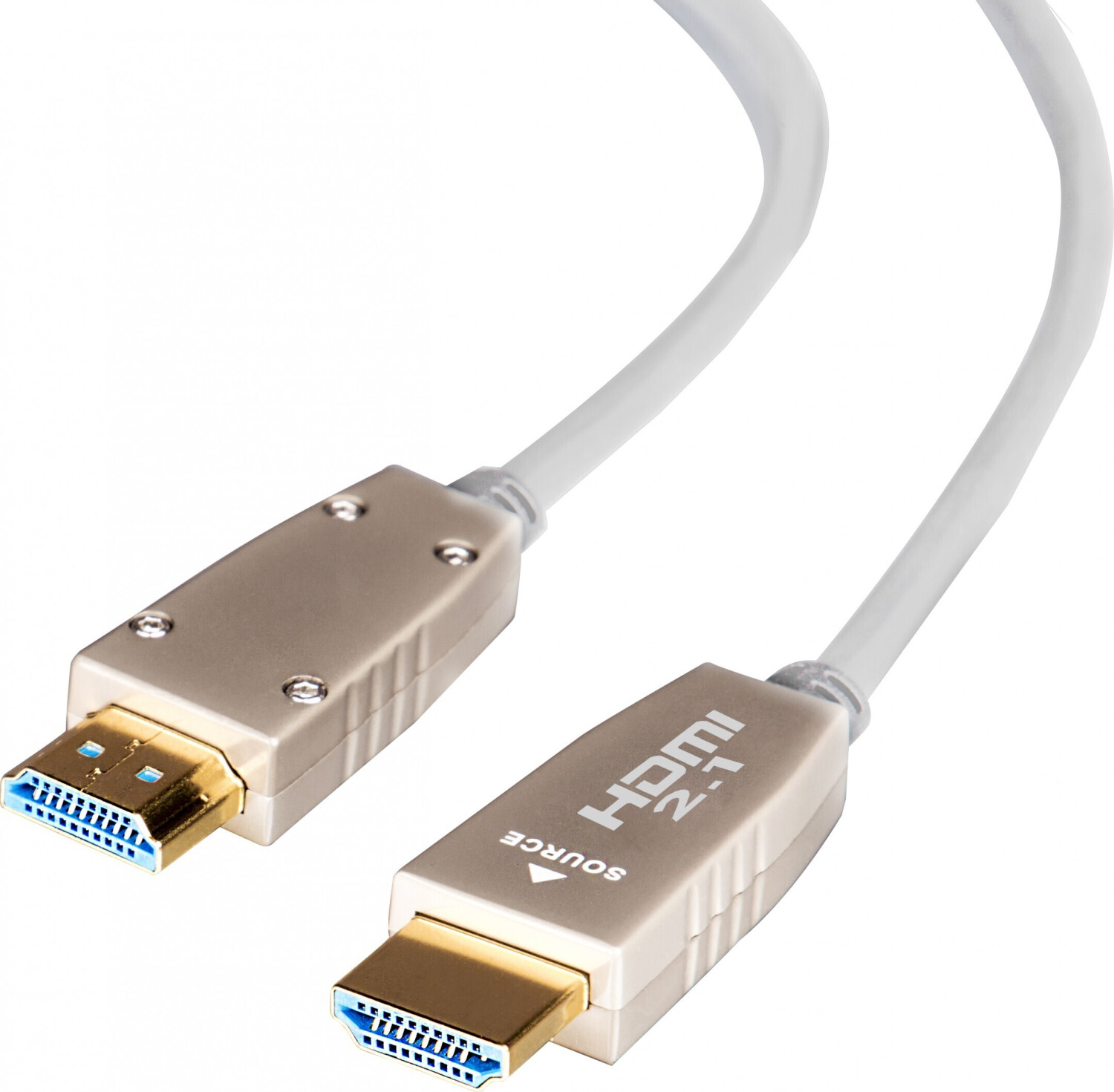 celexon UHD Optical Fibre HDMI 2.1 8K Active White 10m