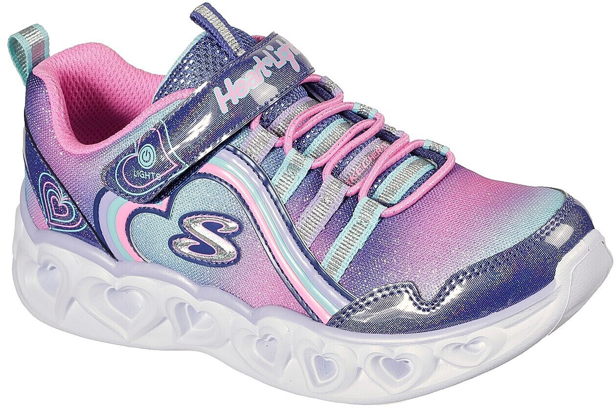 Buy Skechers Heart Lights - Rainbow Lux navy/multi from £37.00 (Today ...