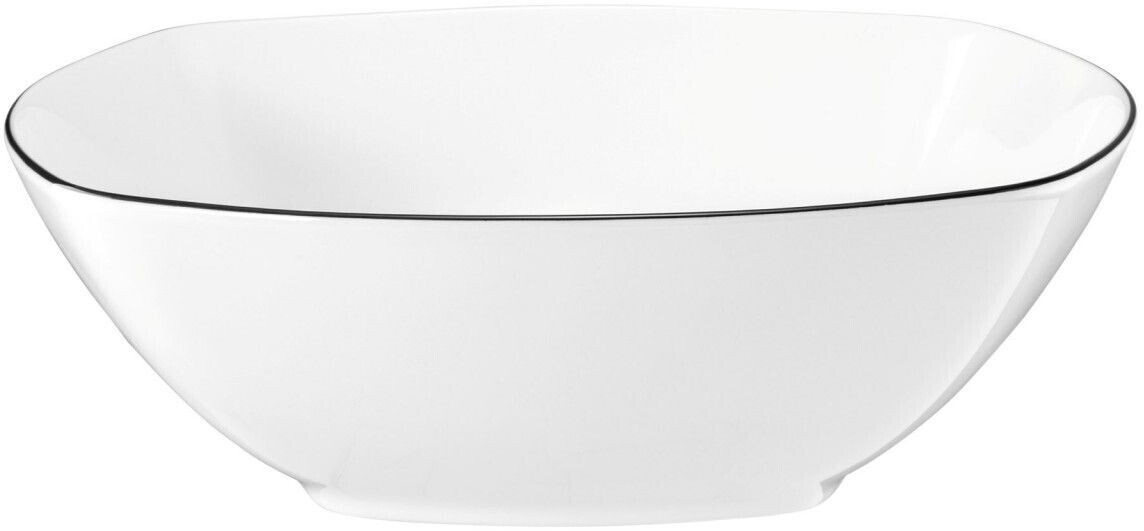 Seltmann Weiden Lido Black Line square bowl (24,5 cm)