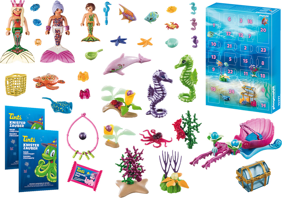 Playmobil Magic Bathtime Fun Mermaids Advent Calendar (70777) a € 15,99