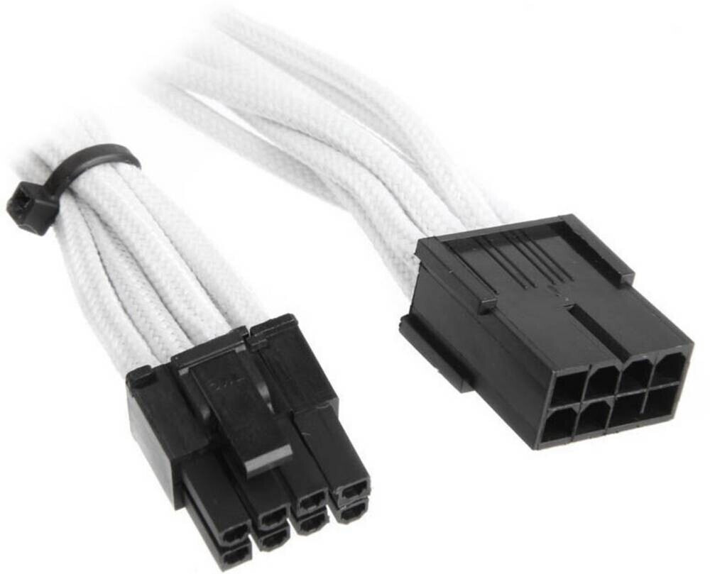 BitFenix 6+2-Pin PCIe extension 45cm White