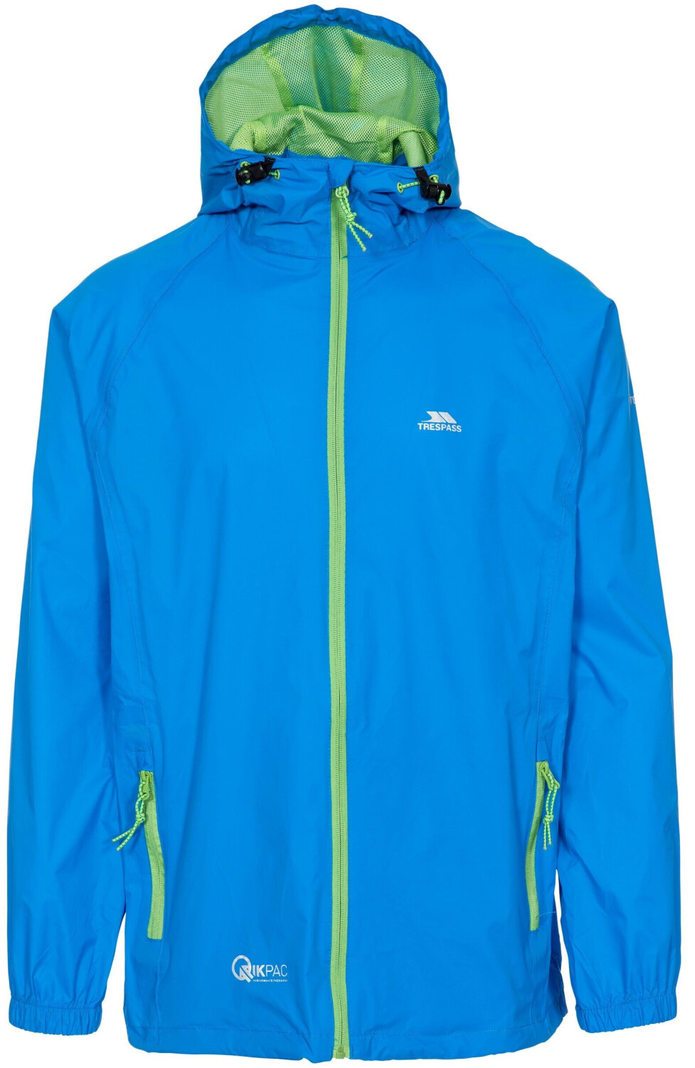 Trespass Qikpac Packaway Rain Jacket cobalt