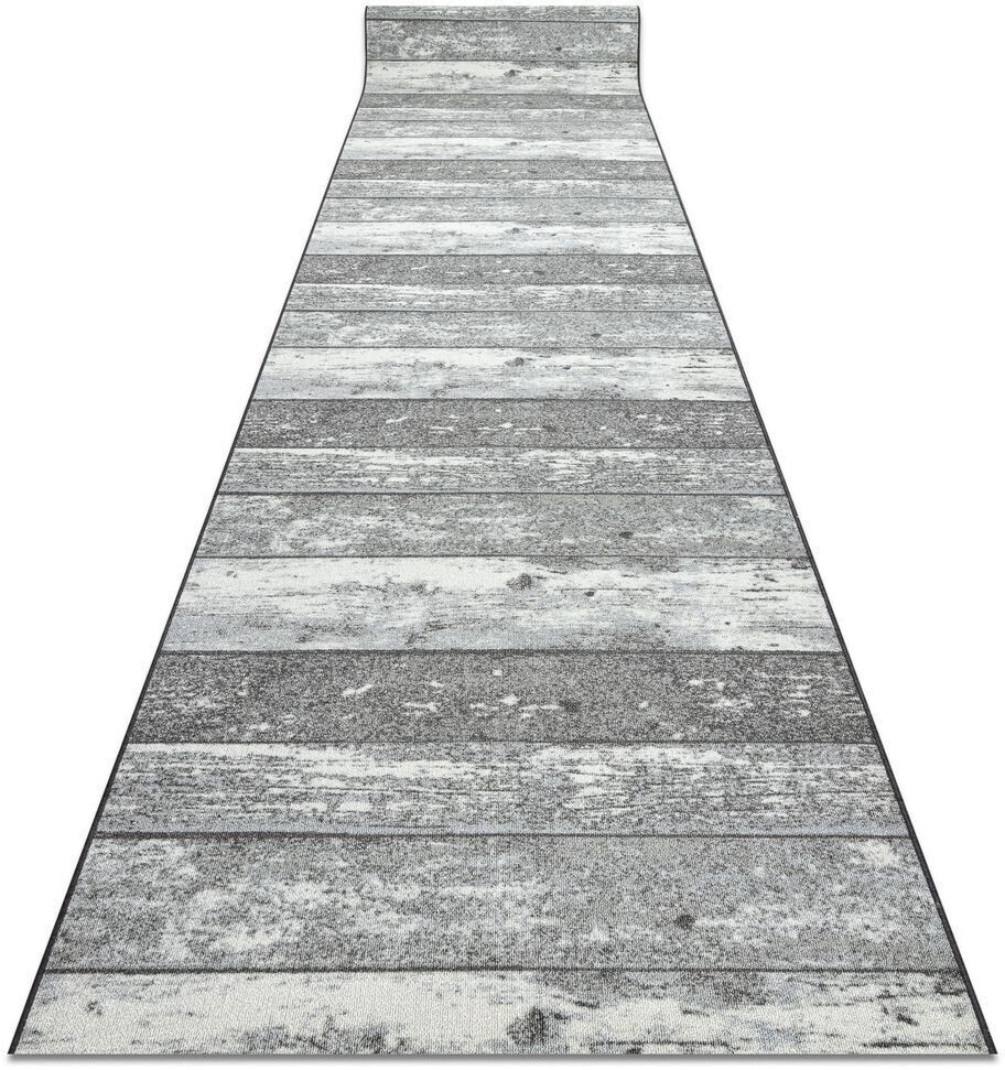 BestenTeppicheDe Wood board 80x500cm gray