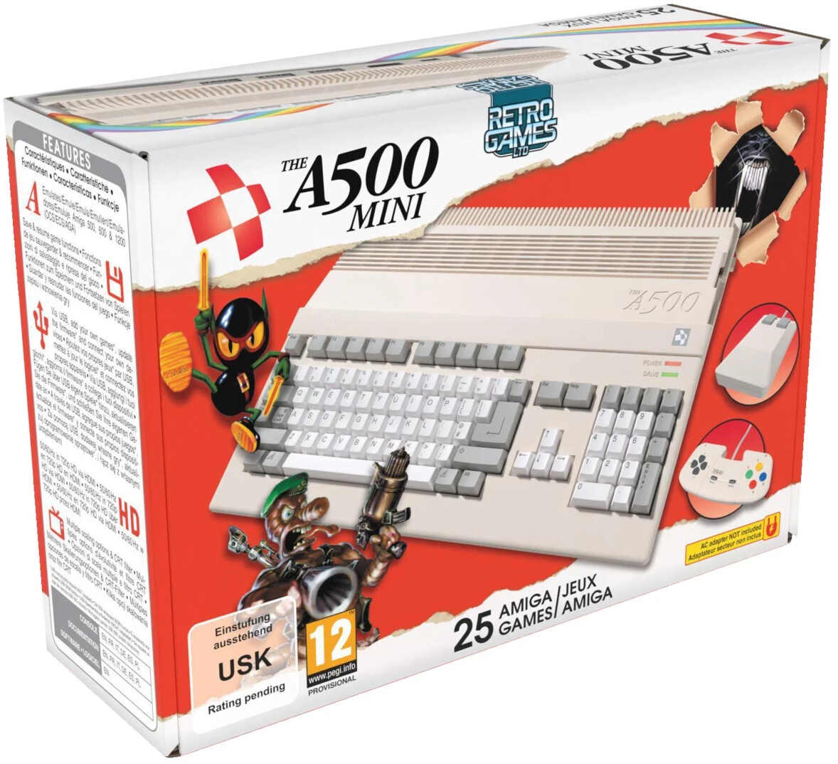 Soldes Retro Games The A500 Mini 2024 au meilleur prix sur