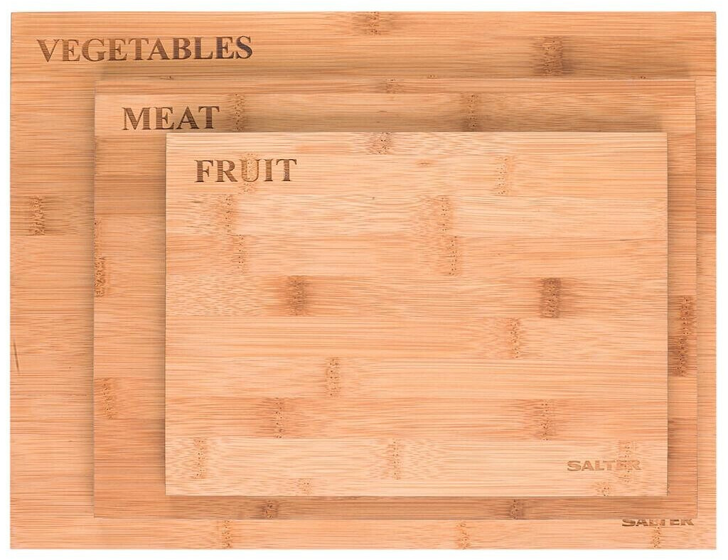 Salter Wooden Labelled Chopping Boards