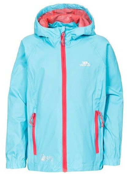 Trespass Qikpac Packaway Rain Jacket Kids aquatic