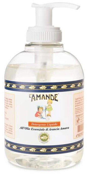 L'Amande Liquid Soap with Orange Essential Oil (300ml)