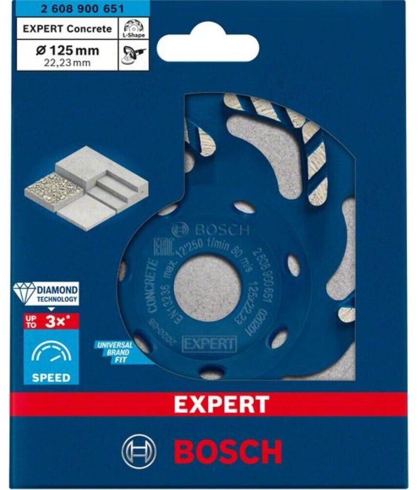 Bosch Expert Concrete 2608900651 a € 91,36 (oggi)