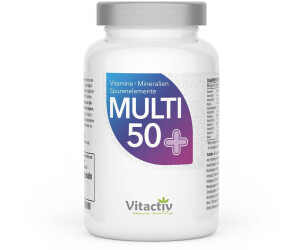 Vitactiv Natural Nutrition Multi 50+ Vitamin- & Mineralstoff-Komplex  Kapseln (60Stk.) ab 11,18 €