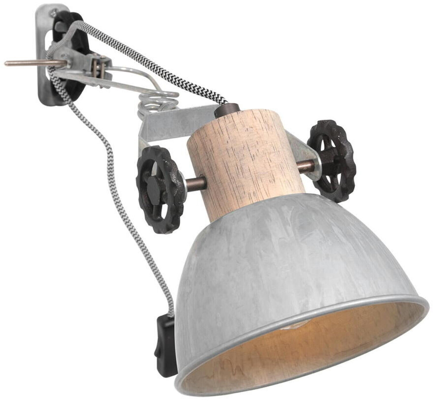 Steinhauer Gearwood Clamp Spot E27 (2752NI)