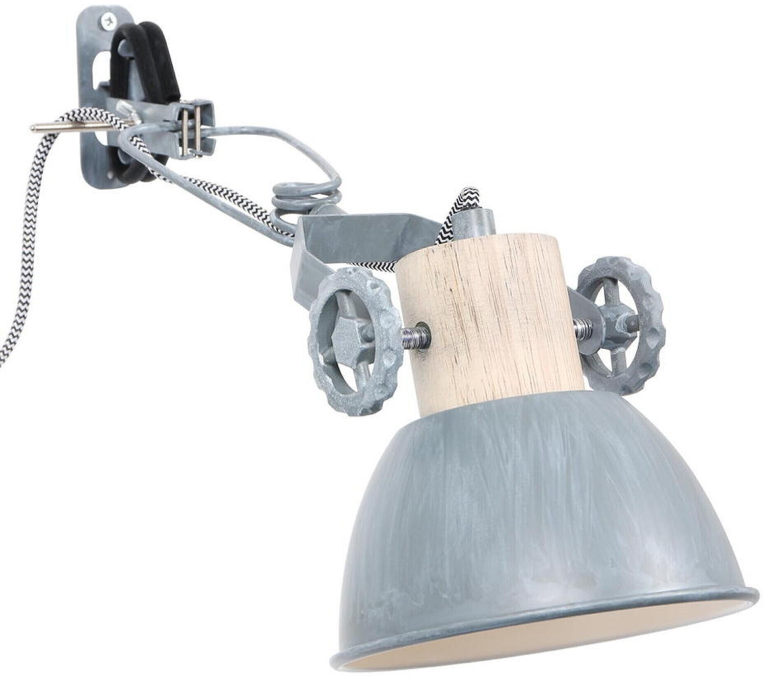 Steinhauer Gearwood Clamp Spot E27 (2752GR)