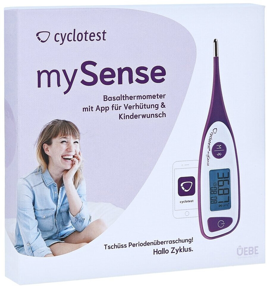 Uebe Cyclotest mySense digitales Bluetooth-Basalthermometer ab 92