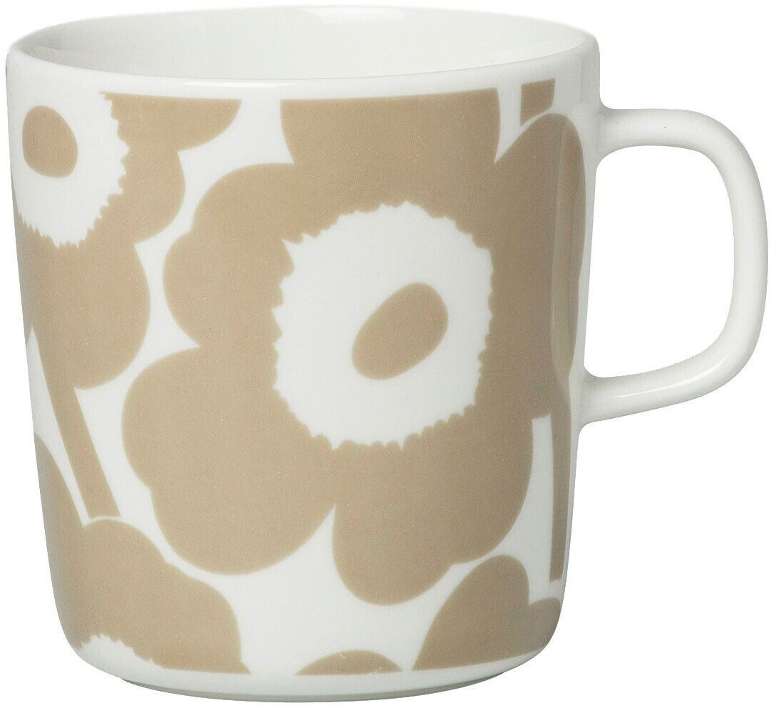 Marimekko Unikko cup 40cl white-beige