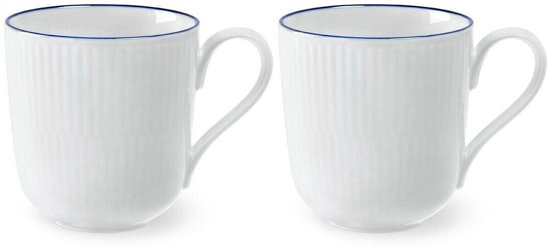 Royal Copenhagen Blueline cup 28cl 2-pack white-blue