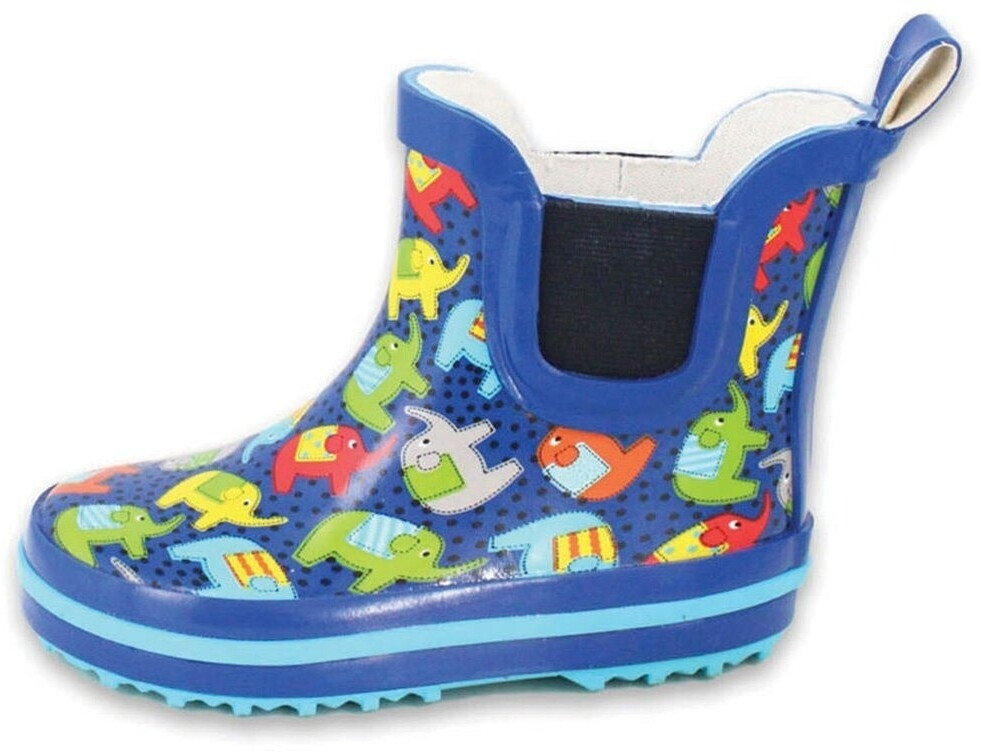 Beck Rubber Boots small Kids elephants/dark blue