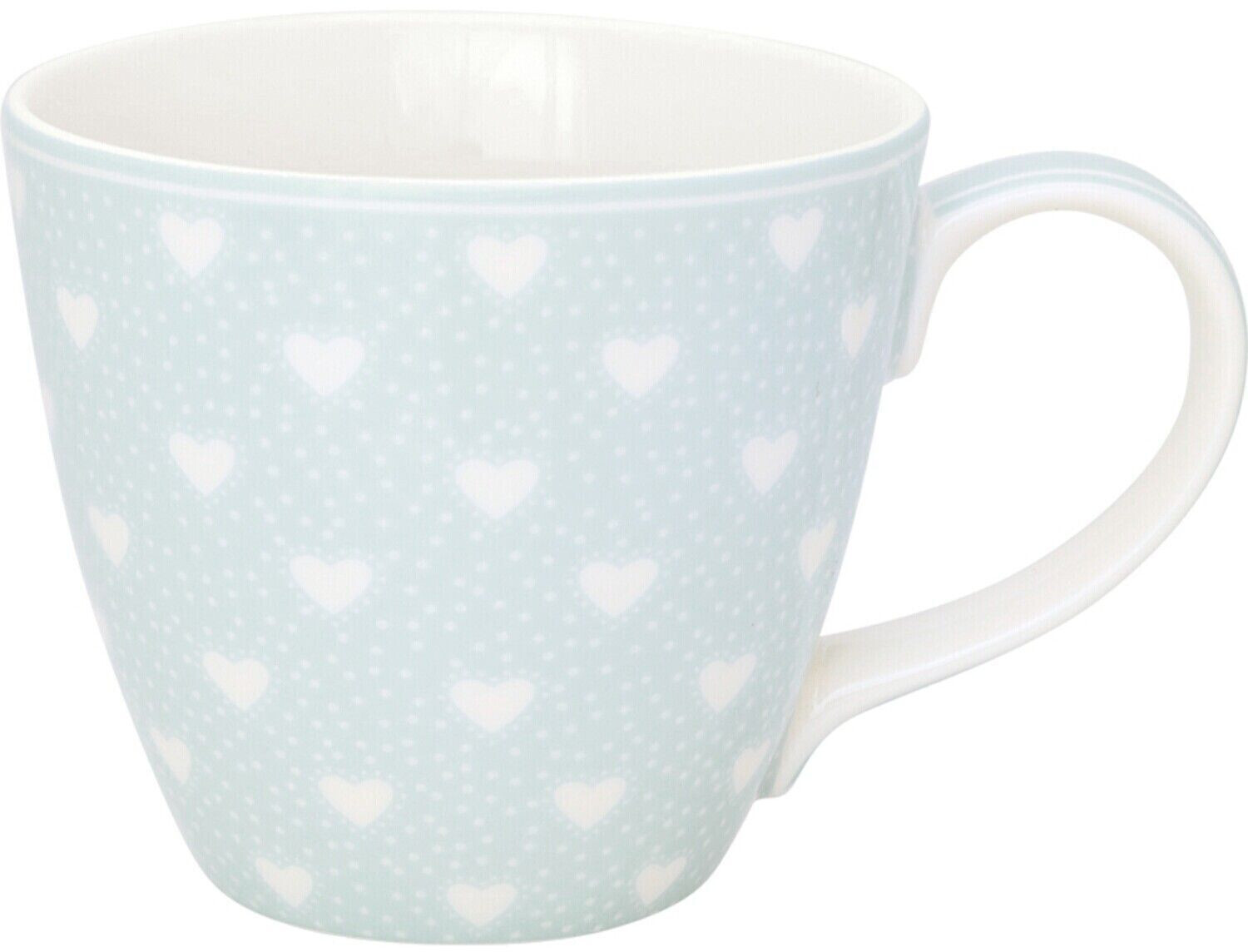 Greengate Penny mug with handle pale blue 0,3 l