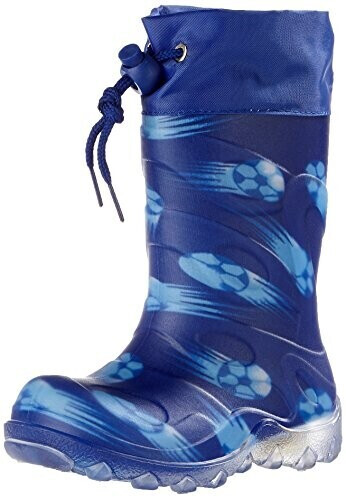 Beck Blinking Rubber Boots Kids Fußball blue