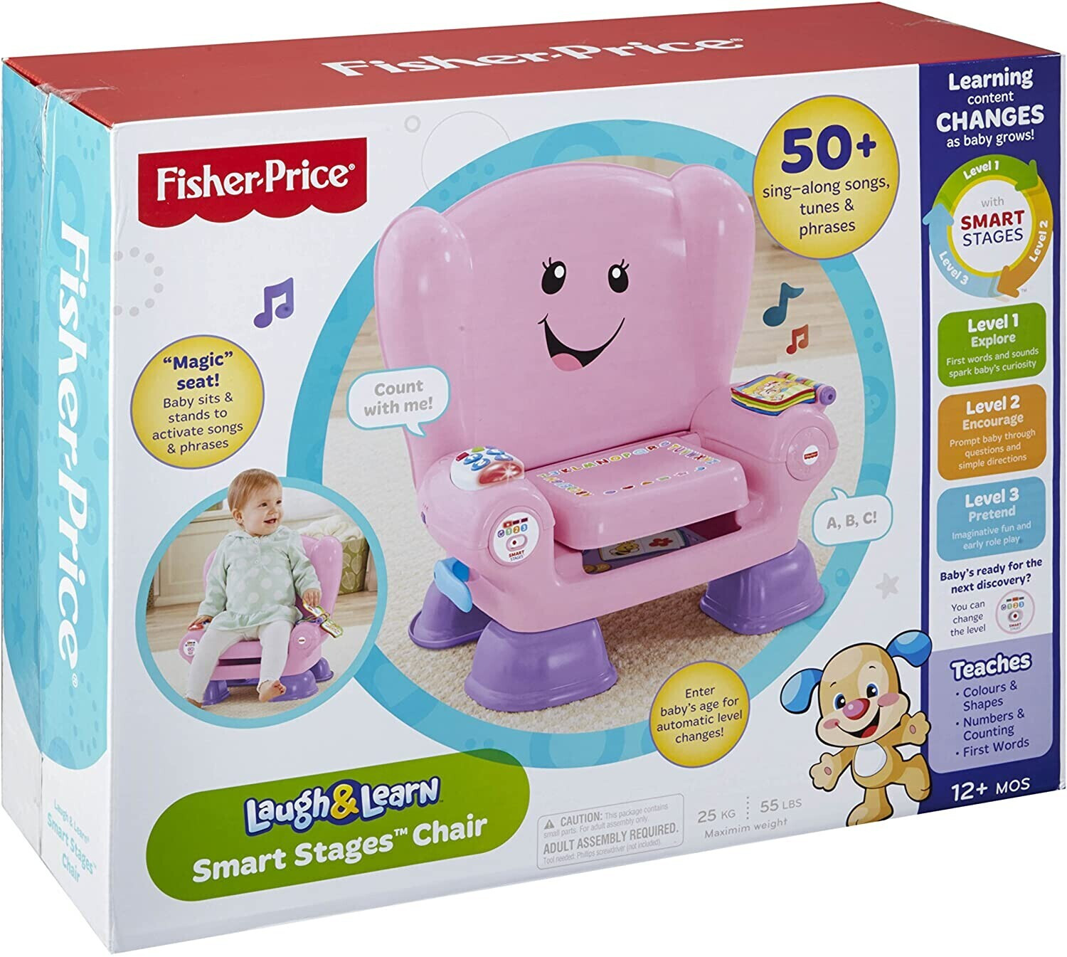 Fisher Price Laugh Learn Smart Stages Chair pink ab 120 00 Preisvergleich bei idealo