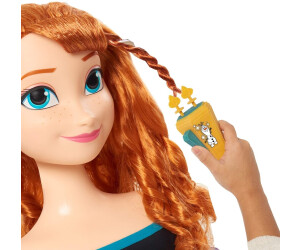 3J IMC Disney Frozen Die Eiskönigin Stylingkopf Frisierkopf Anna mit Zubehör 