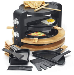 Kitchen Chef Raclette ronde multifonction