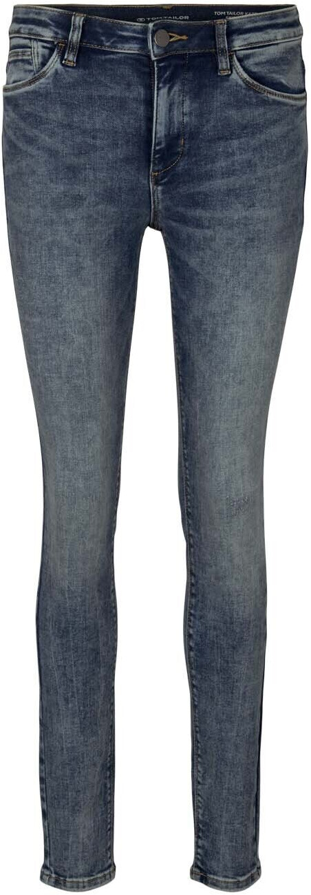 TOM TAILOR DENIM SLIM - Jeans slim fit - dark stone blue black denim/nero denim