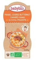 Babybio Menus - Panais, butternut, canard, polenta (2x200 g)