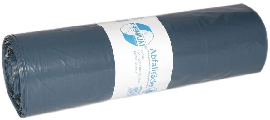 Deiss Premium Garbage Bags blue 140 L (20 pcs.)