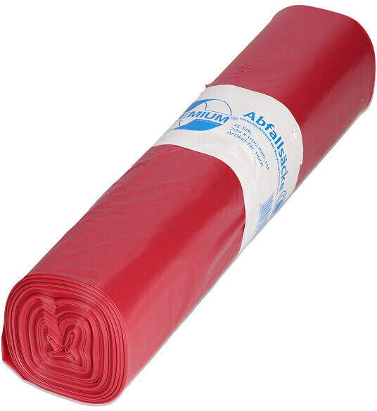 Deiss Premium Garbage Bags red 120 L (25 pcs.)