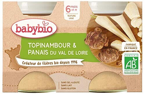 Babybio Légumes - Topinambour, panais (2x130 g)