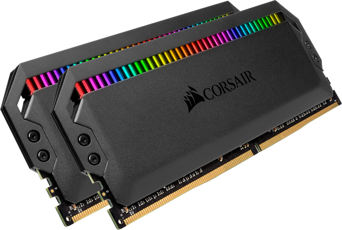 Corsair Dominator Platinum RGB Kit 64 Go DDR4-3200 CL16 (CMT64GX4M2E3200C16)