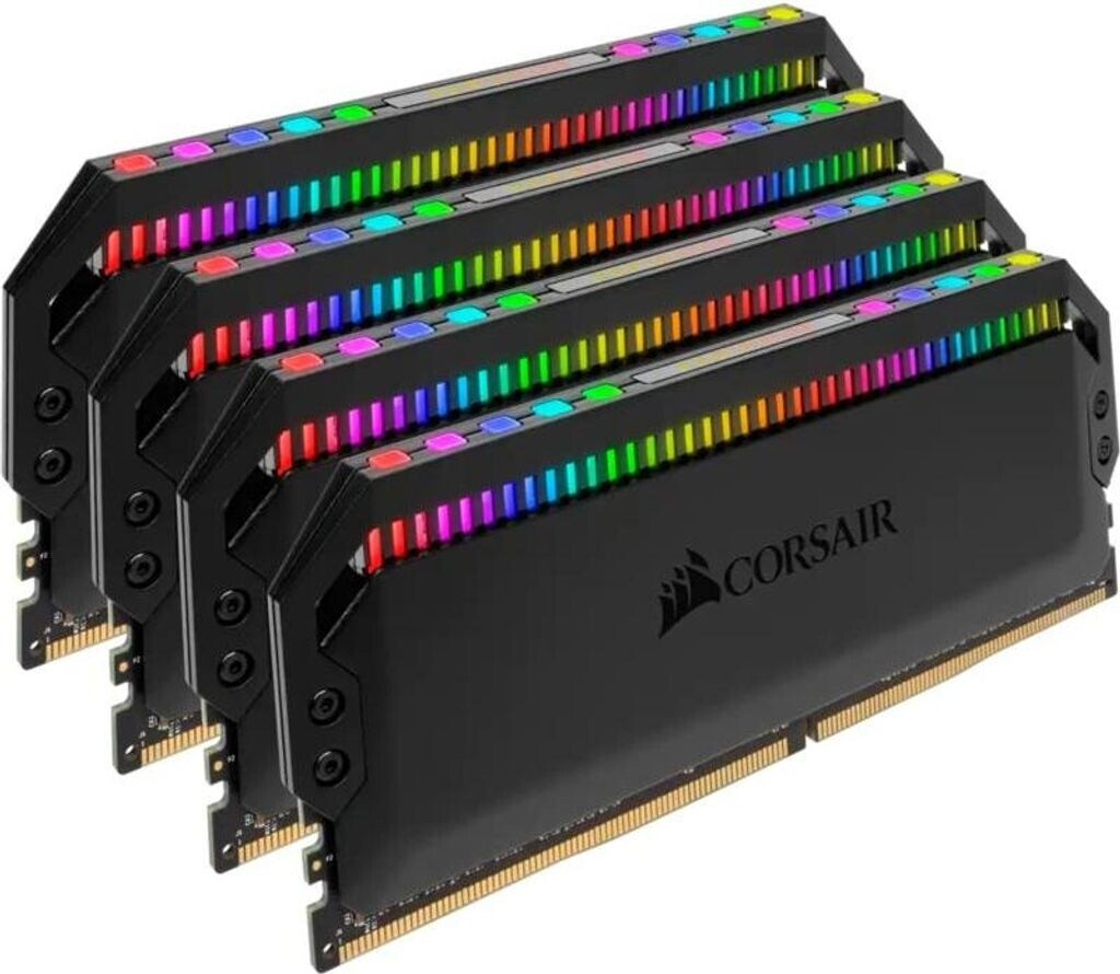Corsair Dominator Platinum RGB Kit 128 Go DDR4-3200 CL16 (CMT128GX4M4E3200C16)