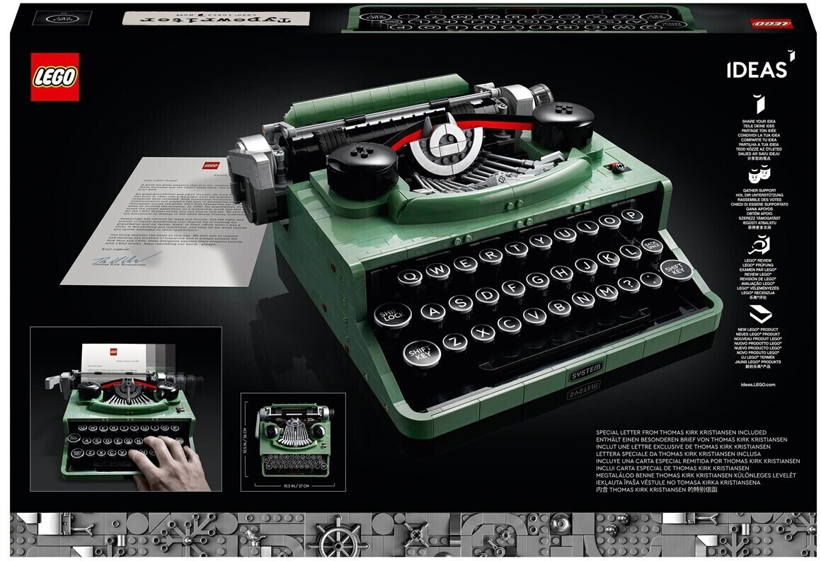 LEGO Ideas - Typemachine - Macchina da scrivere (21327) - Pixmart®